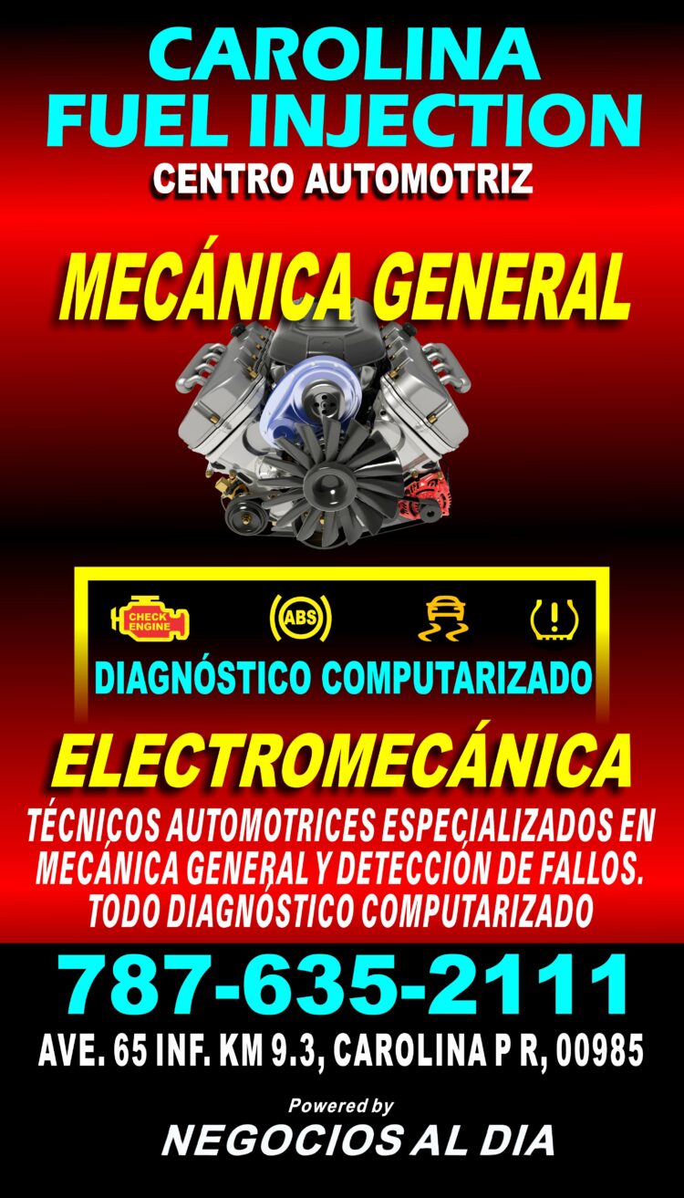CAROLINA FUEL INJECTION | MECANICOS EN CAROLINA. TELEFONO 787-635-2111