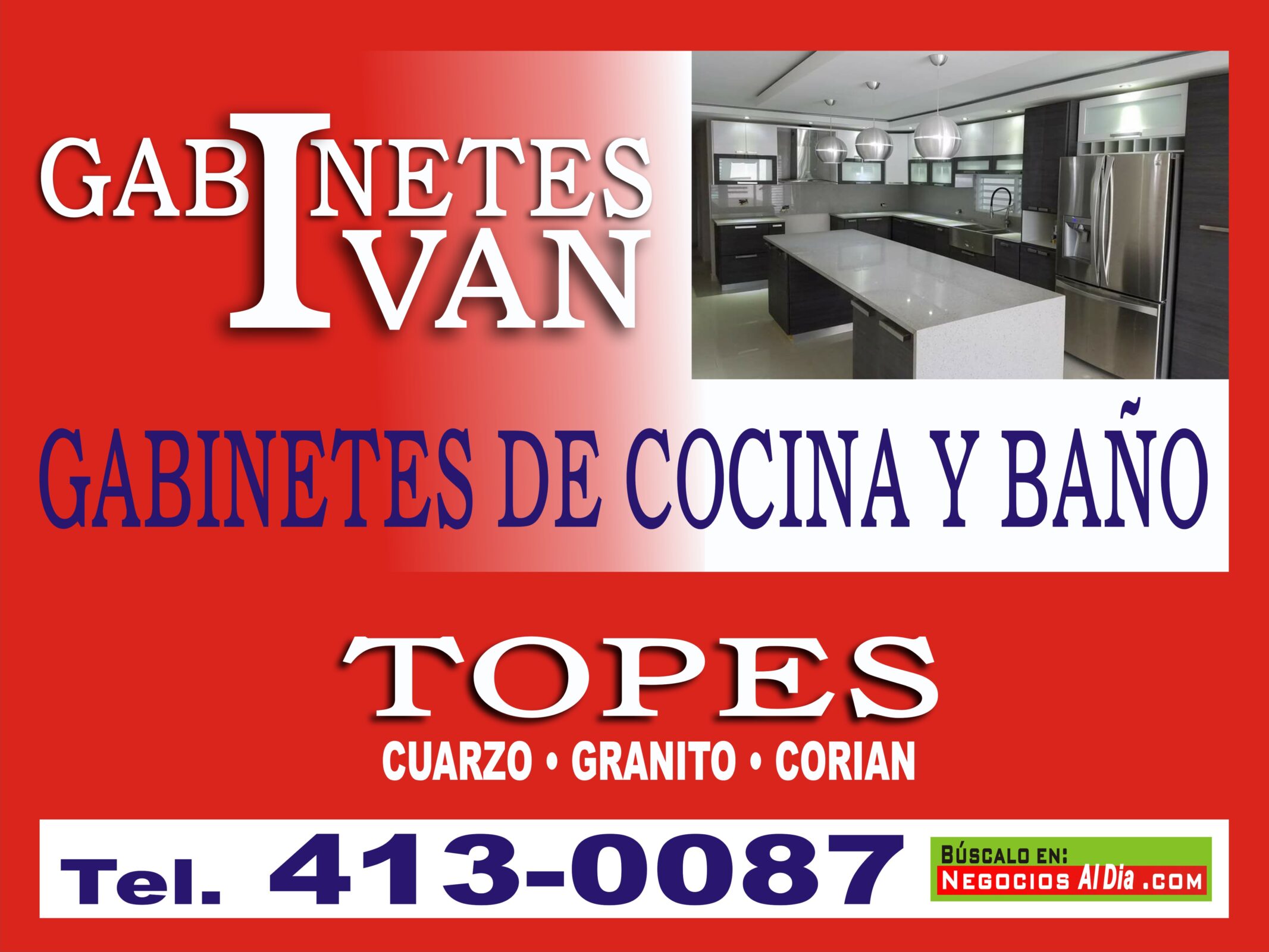 GABINETES IVAN | GABINETES DE COCINA EN BAYAMON. TELEFONO 787-413-0087. GABINETES DE COCINA EN PVC